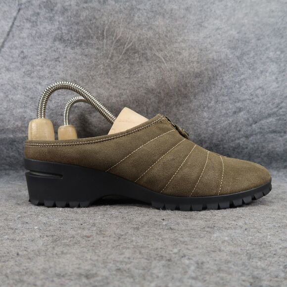 Cole Haan Shoes Women 8 Mule Slip On Comfort Leather Zip Waterproof Fashion Clog - Picture 15 of 15